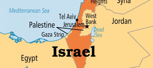 Israel on map